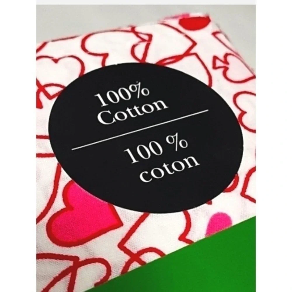 Kate Spade Full Cotton‎ Red Heart Sheet Set Valentines Day